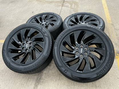 22" Lincoln Navigator OEM 10665 rims wheels BLACK LABEL 2026 2027 BRIDGESTONE