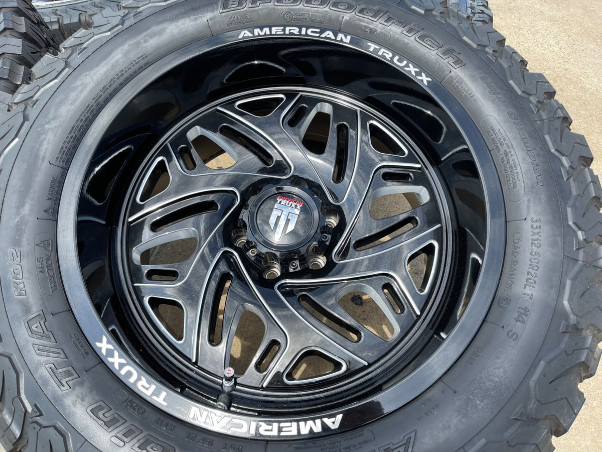 20" 20x10 American Truxx AT1914 Euphoria Ford F-150 rims wheels Expedition BFG