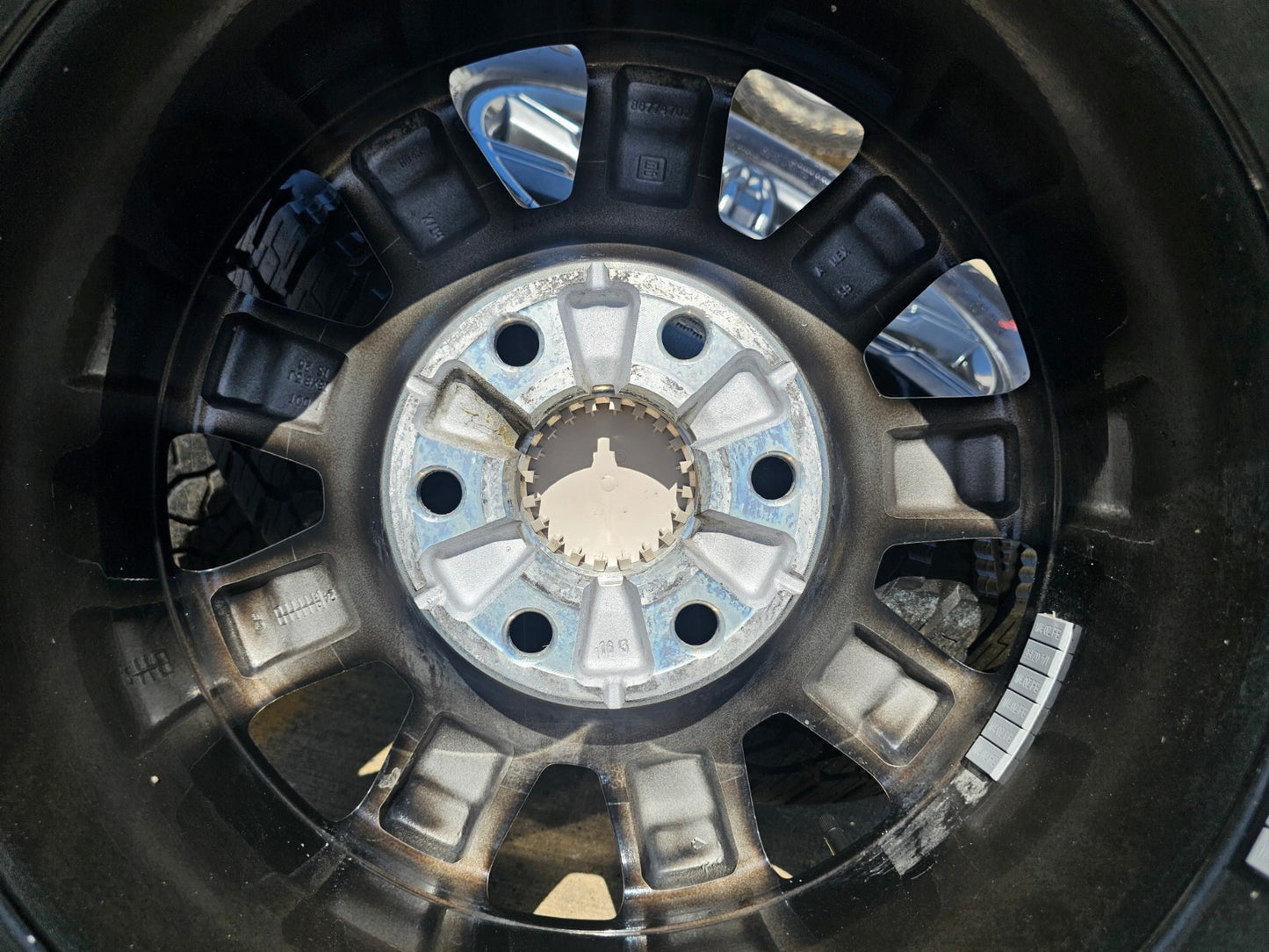 18" GMC Sierra AT4X Chevy Silverado OEM 14131 wheels rims SET GOODYEAR A/T NEW