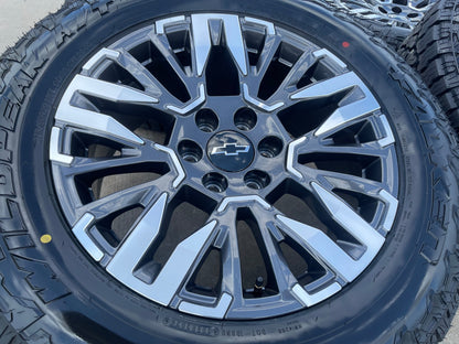 20" Chevy Silverado Suburban Tahoe Z71 OEM wheels rims SET NEW FALKEN A/T4