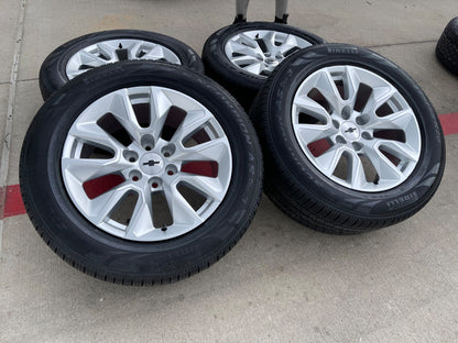 20" Chevy Silverado 1500 Tahoe OEM 5915 5916 wheels rims PIRELLI SET