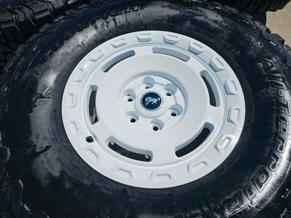 17" Ford Bronco HERITAGE SASQUATCH OEM 10463 wheels rims white 35" BFG NEW