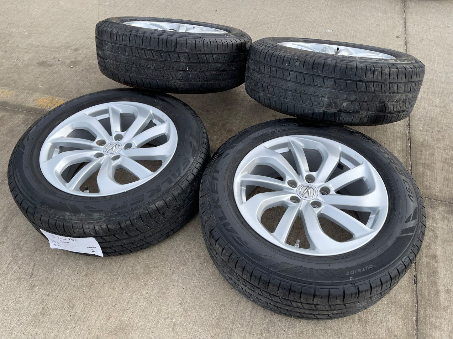 18" Acura RDX ILX Honda Accord CR-V OEM wheels rims 71836 tires FALKEN