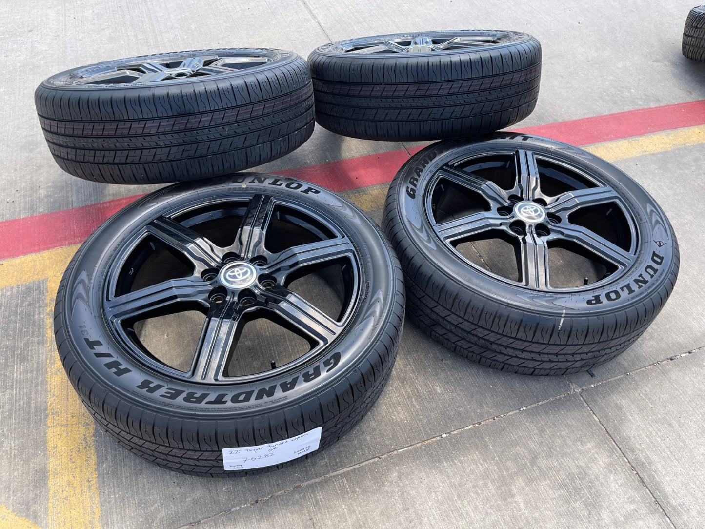 22" Toyota Tundra Sequoia OEM wheels rims 75282 Land Cruiser GX550 SET NEW