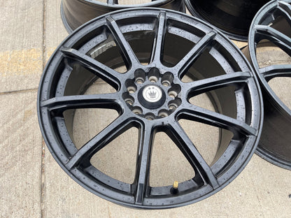 18" 18x8 Enkei Control wheels rims Toyota Camry Avalon Corolla SET 5x100 5x114.3