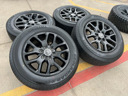 20" Toyota Tundra TSS TRD OEM wheels rims 95359 Sequoia black 2024 2025 NEW