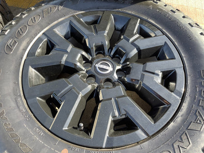 17" Nissan Frontier OEM Desert Runner 62832 wheels rims tires DURATRAC A/T