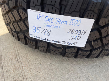 18" GMC Sierra AT4X Chevy Silverado OEM 14131 95718 wheel rim GOODYEAR NEW