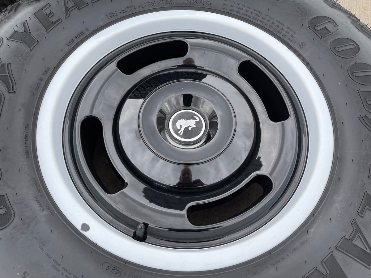 17" Ford Bronco HERITAGE Edition wheels rims white GOODYEAR 35" DISCOUNTED