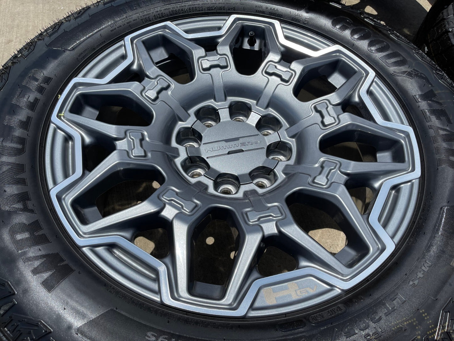 22" Hummer EV HEV 2500 OEM 8x165 14094 wheels rims 2022 2023 2024 2025 2026 NEW