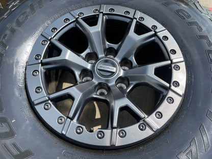 17" Ford F-150 Raptor R OEM BEADLOCK 10460 rims wheels 37" tires SET BFG NEW