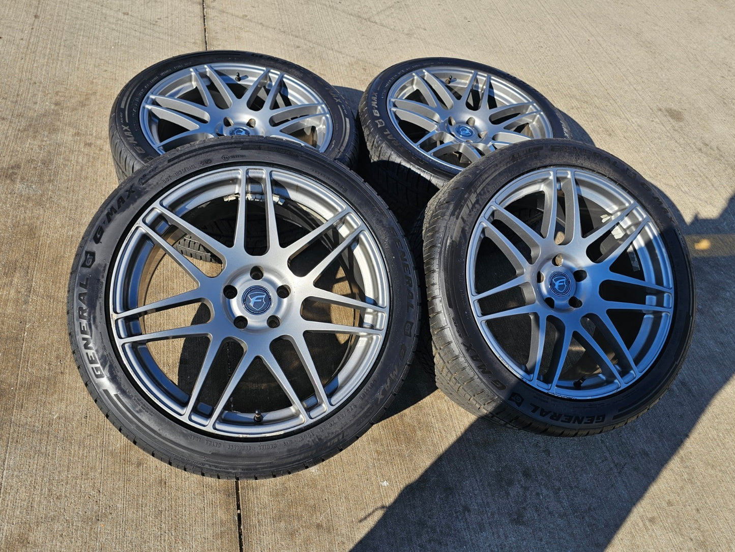 20" 20x9.5 20x10.5 Forgestar Performance F14 Dodge Charger Challenger wheel rims