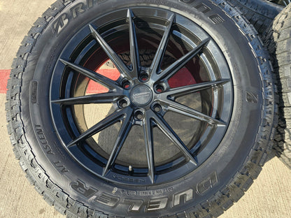 20" 20x9.5 Vossen HFX-2 Ford F-150 Expedition rims wheels 6x135 BRIDGESTONE NEW