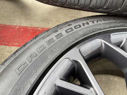 21" Jeep Grand Cherokee L OEM wheels rims 9291 Durango tires SET CONTINENTAL