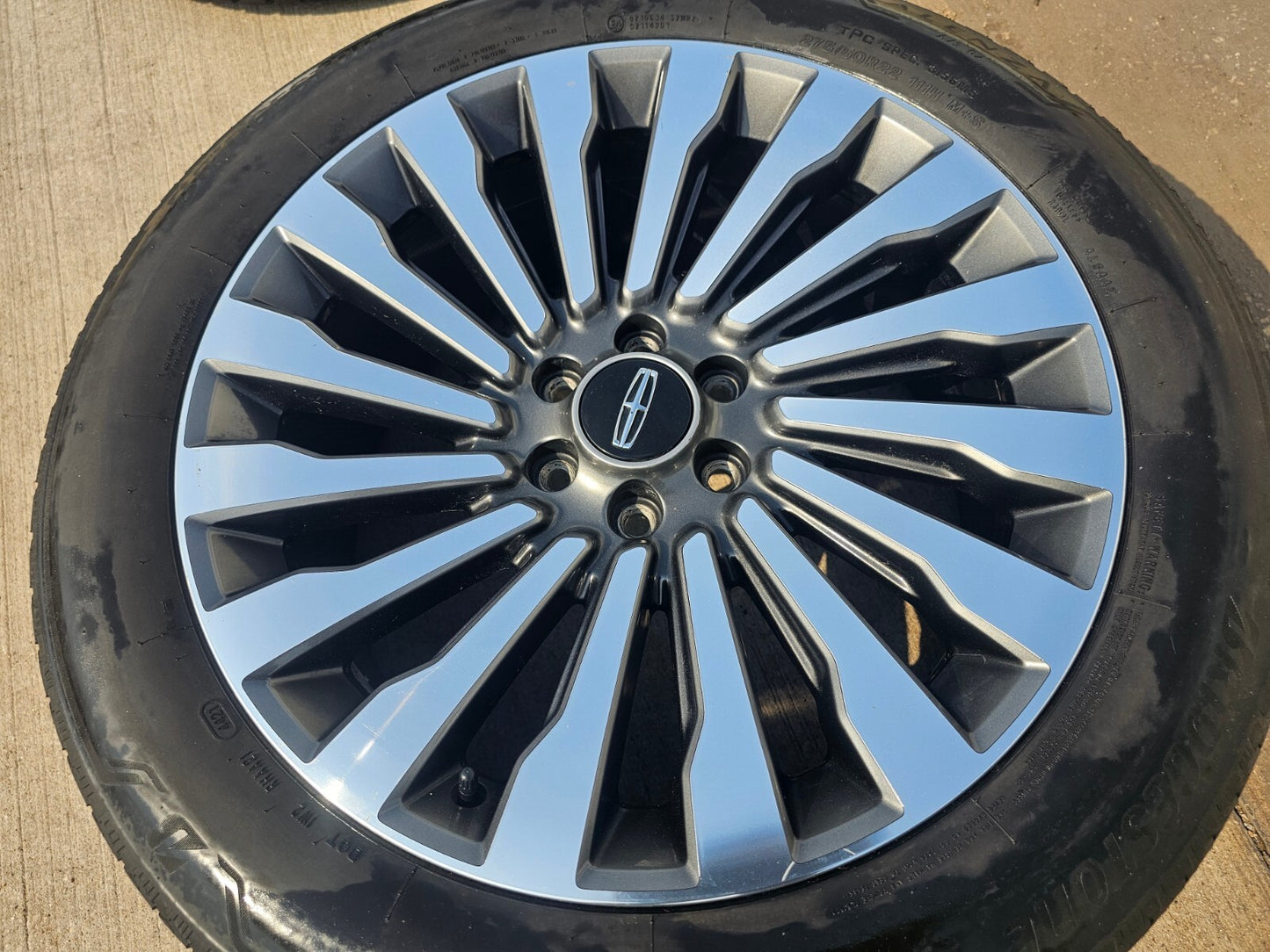 22" Lincoln Navigator OEM 10178 rim wheel 2018 2019 2020 2021 2022 2023 2024