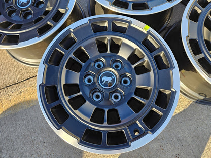 (5) 17" Ford Bronco wheels rims OEM 22025 Ranger 2023 2024 2025 2026 NEW