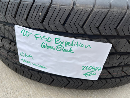 20" Ford F-150 LARIAT OEM 10619 BLACK rims wheels Expedition 2025 2026 2027 NEW