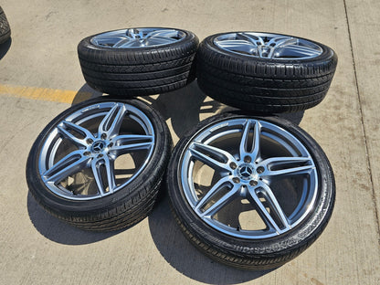 19" Mercedes E350 AMG C E S Class OEM 85541 wheels rims tires