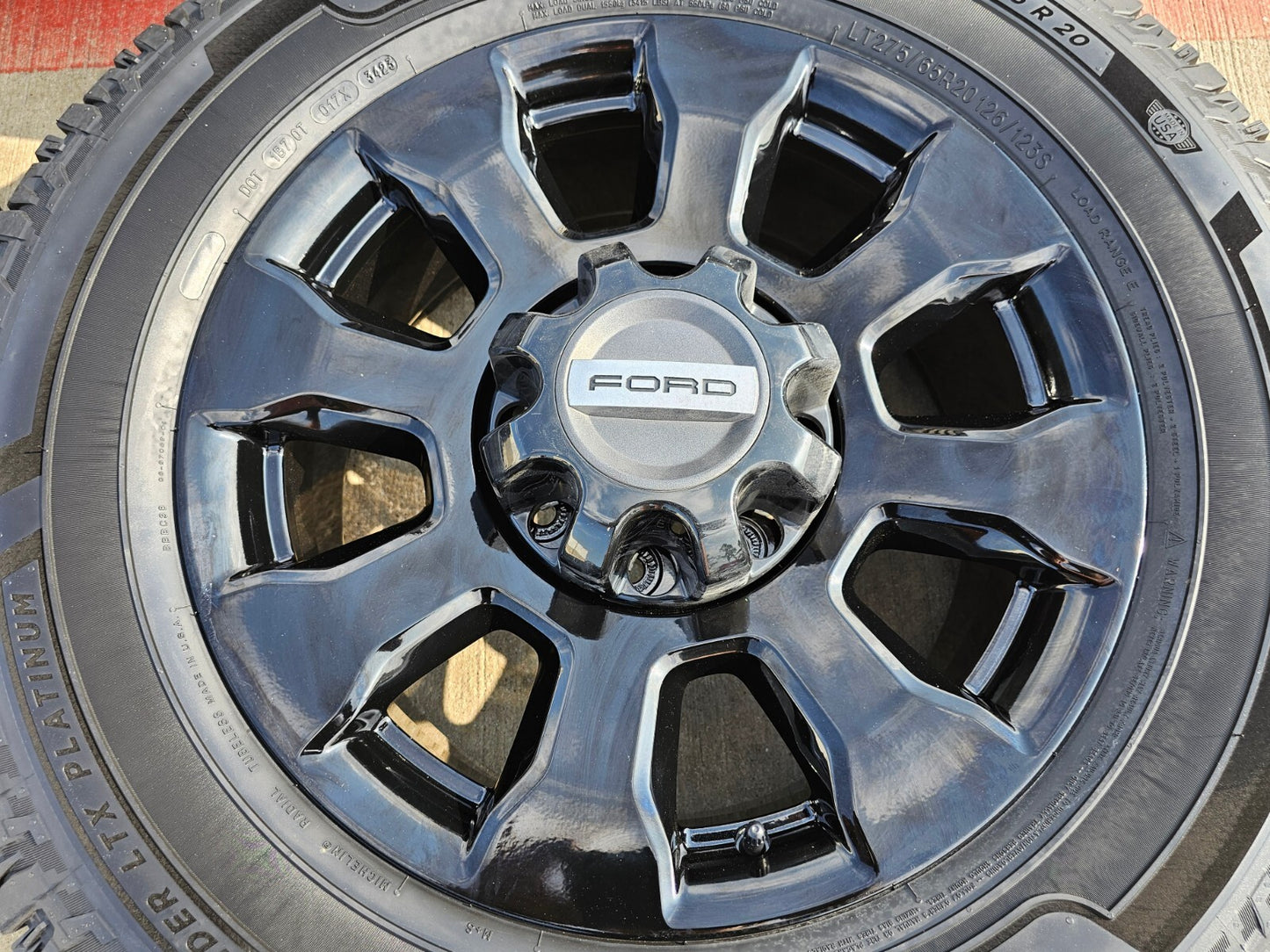 20" Ford F-250 F-350 OEM 10101 rims wheels NEW MICHELIN PLATINUM