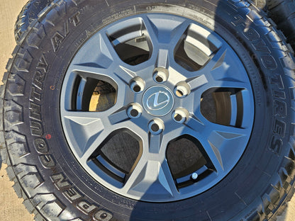 18" Lexus GX550 OEM wheels rims Toyota Land Cruiser Tundra Sequoia TOYO A/T3