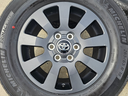 18" Toyota Land Cruiser OEM TRD wheels rims 95952 Tundra Sequoia MICHELIN NEW