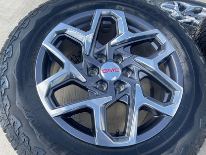 20" GMC Sierra Yukon AT4 Tahoe Silverado 95369 OEM wheels rims 2025 2026 SET