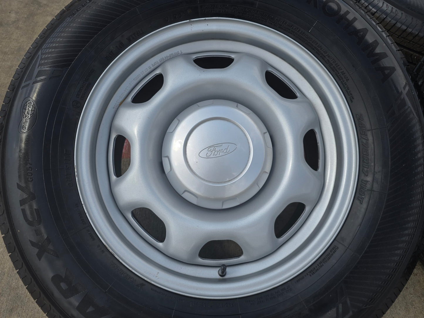 17" Ford F-150 OEM rims wheels 3857 steel 2025 2026 YOKOHAMA NEW SMOKIN DEAL