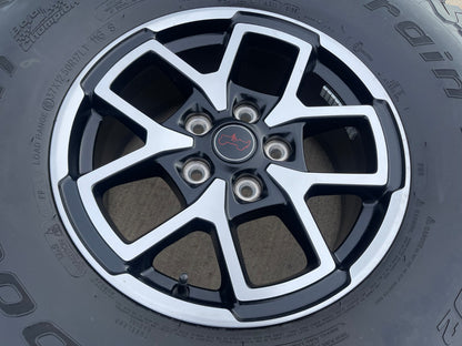 17" Jeep Wrangler Rubicon OEM 95730 9327 wheels rims Gladiator BFG KO2 37" NEW