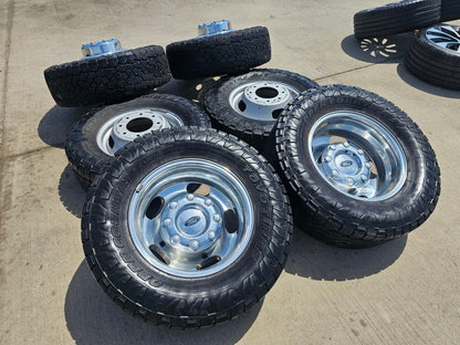 17" Ford F-350 Dually OEM rims wheels 3618 3619 99016 tires TOYO A/T3