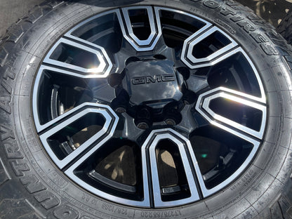 20" GMC Sierra AT4 2500 3500 OEM wheels rims 5950 Silverado tires TOYO A/T3