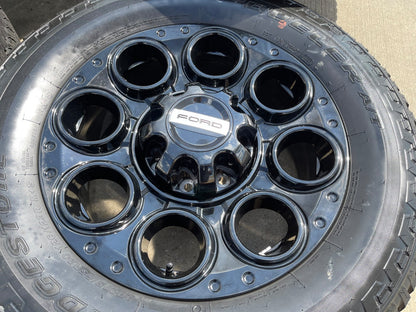 20" Ford F-250 F-350 OEM TREMOR wheels rims SET 10299 10484 BRIDGESTONE SET NEW