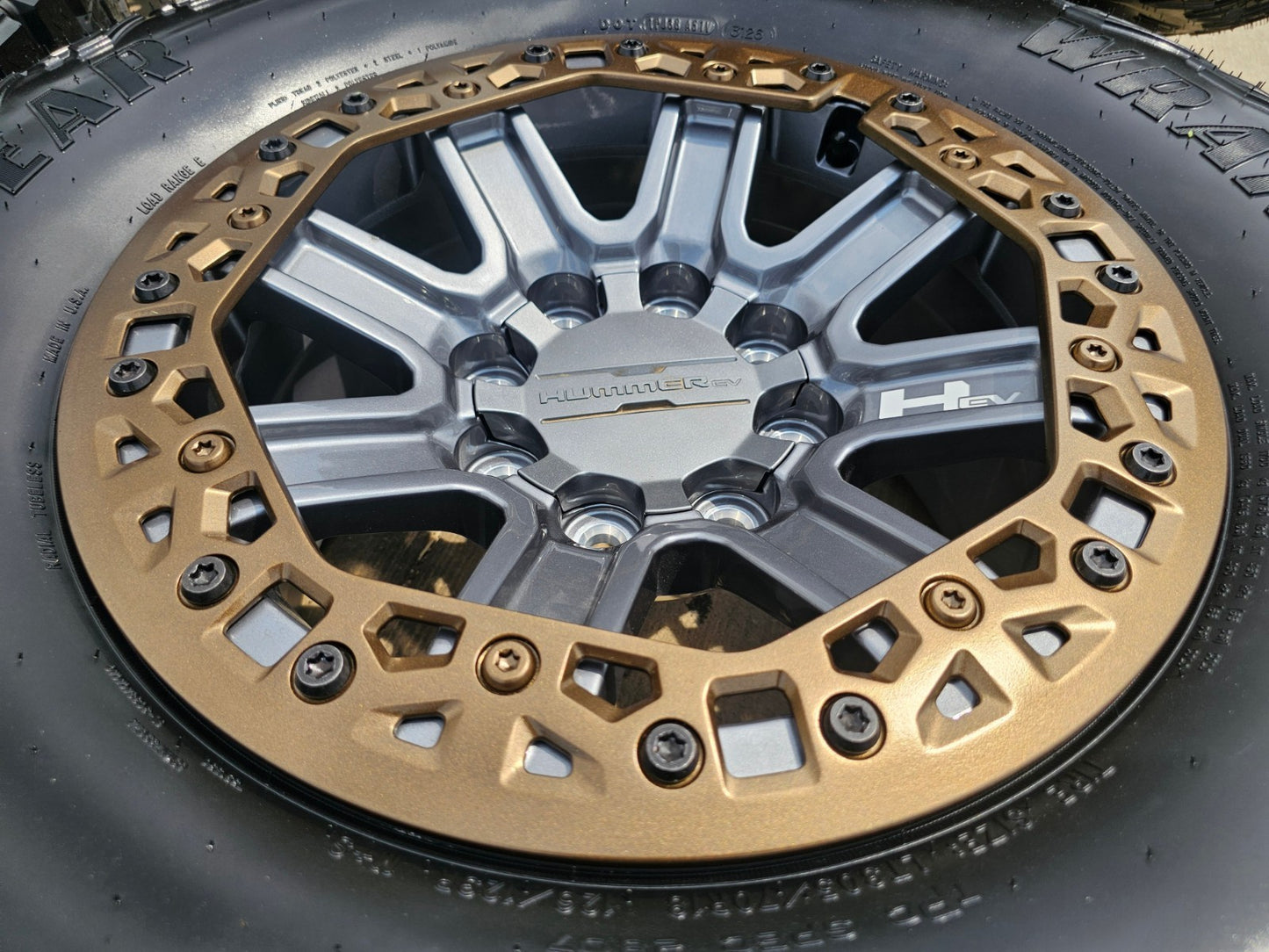 18" Hummer Grazen beadlock EV HEV 2500 OEM wheels rims 2024 2025 2026 2027 NEW