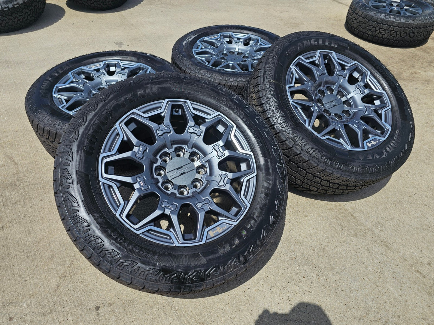 22" Hummer EV HEV 2500 OEM 8x165 14094 wheels rims 2022 2023 2024 2025 2026 NEW