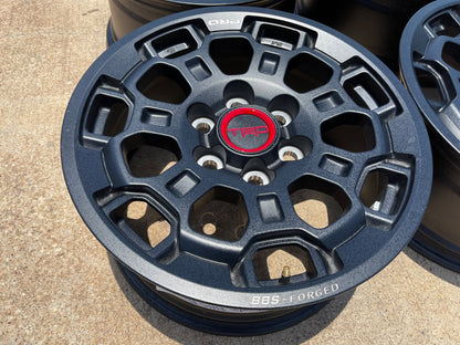 18" Toyota Tundra TRD BBS FORGED OEM black 95458 wheels rims Sequoia NEW