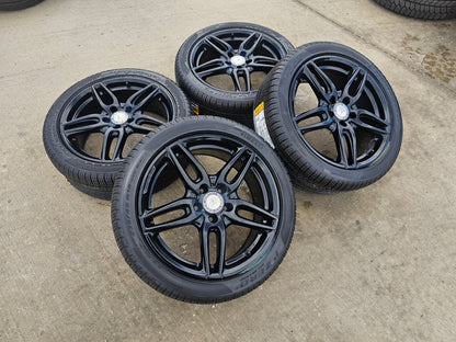 18" Mercedes CLA250 C E S Class OEM 85530 wheels rims tires PIRELLI NEW