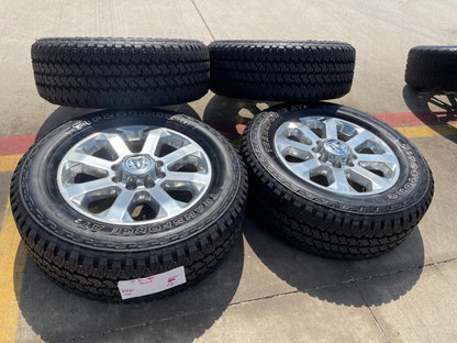 20" Dodge Ram 2500 3500 LARAMIE OEM 2700 wheels rims tires 2024 2025 2026