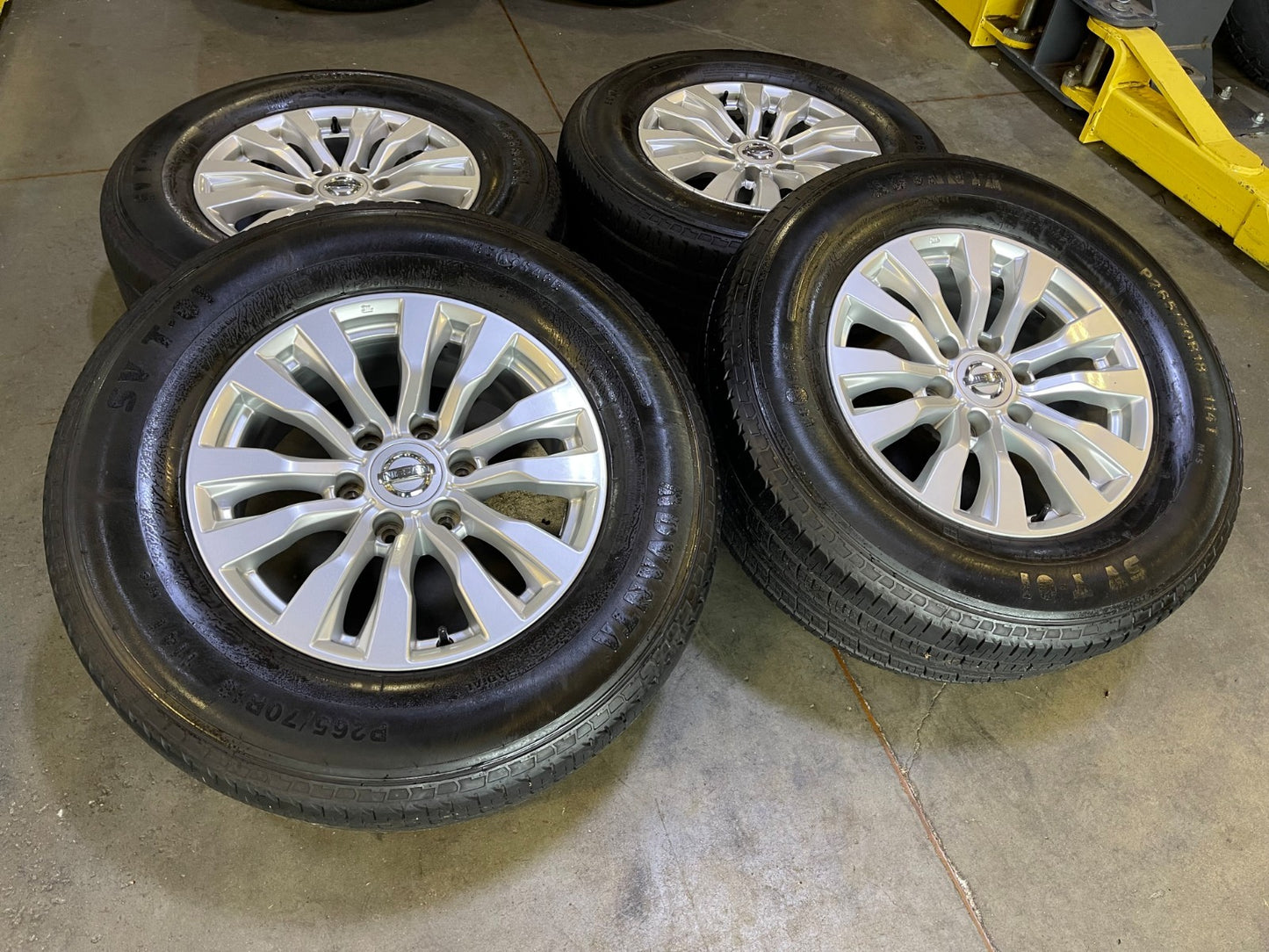 18" Nissan Titan Armada OEM wheels rims tires A/T RIM# 62737 FITS 2006-2027