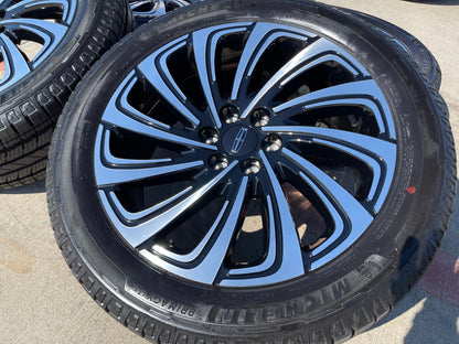 22" Lincoln Navigator OEM 10666 rims wheels BLACK LABEL 2025 2026 MICHELIN NEW