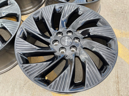 22" Lincoln Navigator OEM 10665 rims wheels BLACK LABEL 2025 2026 2027 NEW