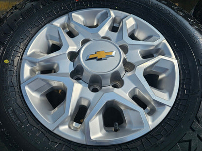 18" Chevy Silverado Trail Boss 2500 3500 OEM 5959 wheels rims 2024 2025 NEW 34"