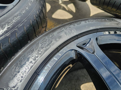19" Ferrari California OEM 226000 226002 black wheels rims SET tires