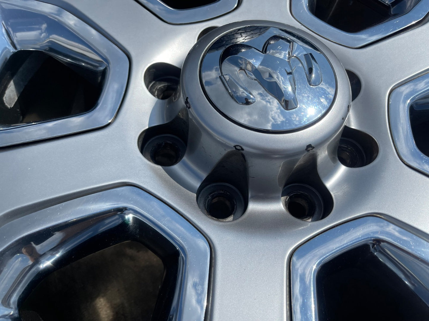 20" Dodge Ram 2500 3500 OEM 2477 CHROME wheels rims tires SET