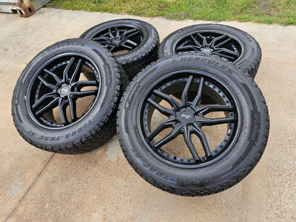 20" 20x9 NICHE Methos M194 Jeep Wrangler wheels rims 5x114.3 5x4.5
