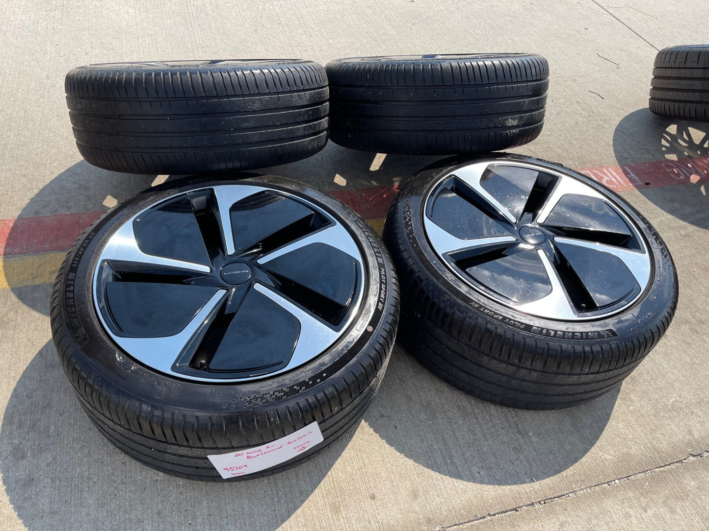20" Lucid Air OEM Grand Touring 95709 95710 wheels rims 2022 2023 2024 2025 2026