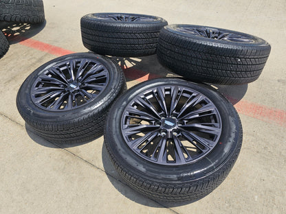 22" Cadillac Escalade V V600 Platinum OEM ORIGINAL rims 2025 2026 NEW