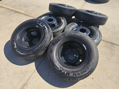 17" Dodge Ram 3500 Dually Laramie 8x200 wheels rims OEM 2703 2704 NEXEN
