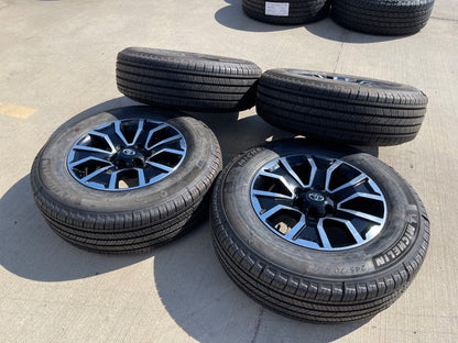 17" Toyota Tacoma 4Runner OEM 75259 wheels rims black TRD FJ SET MICHELIN NEW
