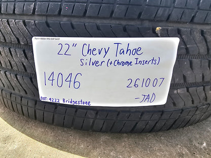 22" Chevy Tahoe RST Premier OEM wheels rims 14046 96951 SET Silverado Suburban