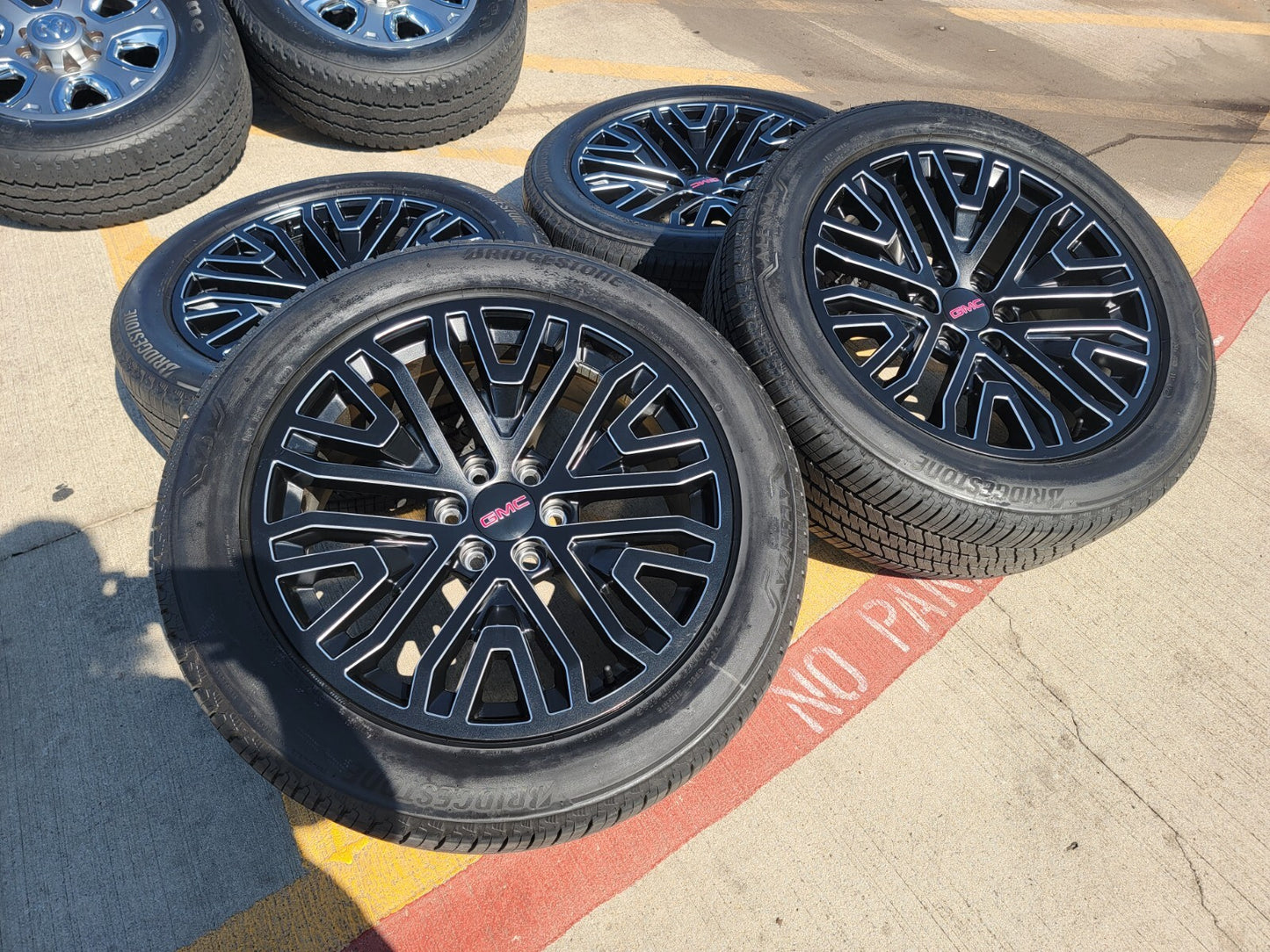 22" Chevy Silverado GMC OEM black Yukon Tahoe 5906 wheels rims 2024 2025 NEW