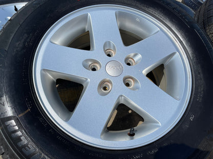 17" Jeep Wrangler Gladiator OEM wheels rims 9074 tires MICHELIN PRIMACY LTX NEW